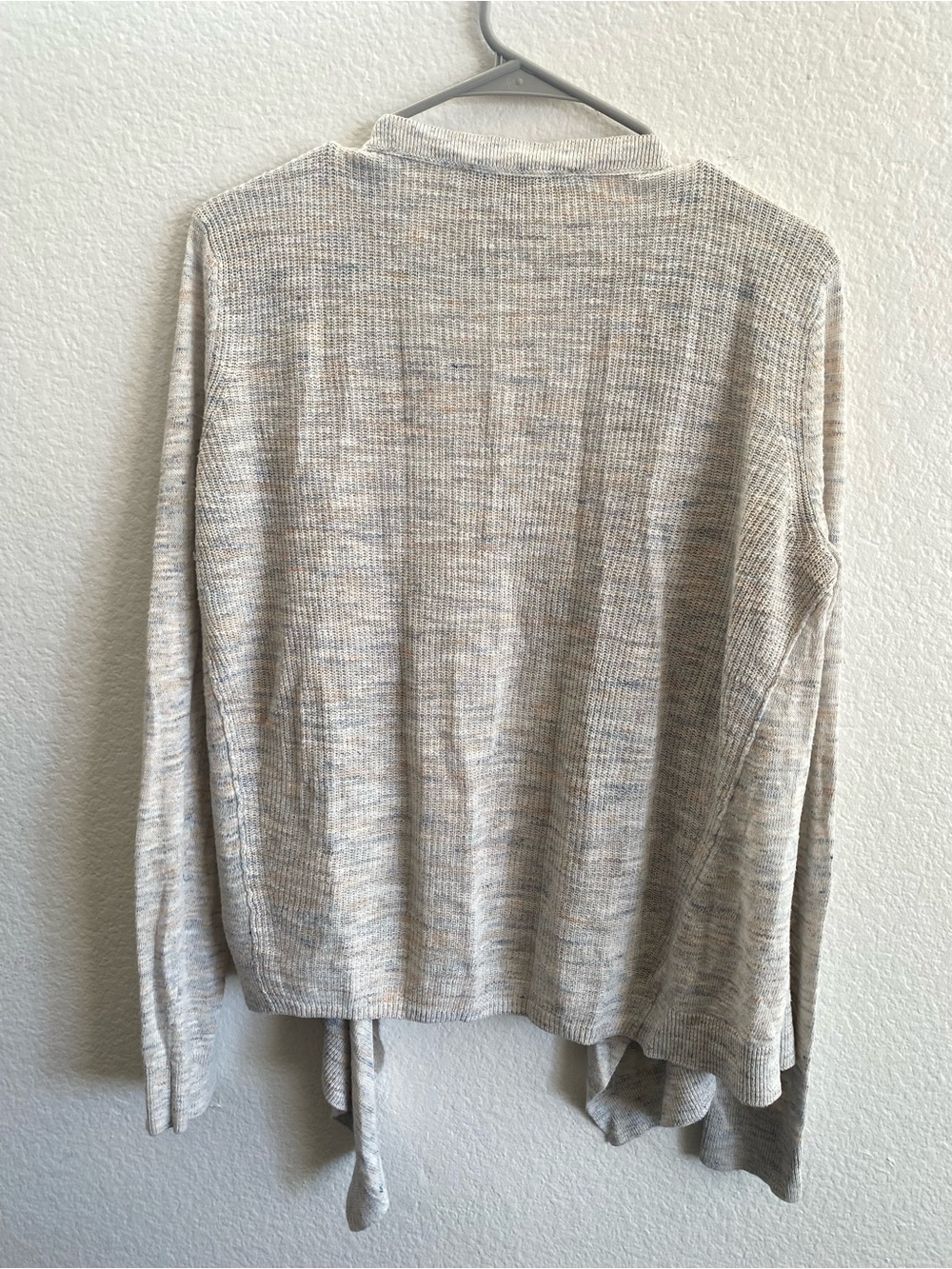 LOFT Open-Front Draped Cardigan - Picture 3 of 5
